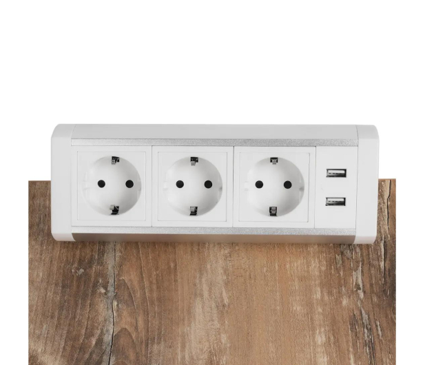 Spacetronik Listwa zasilająca SPS-T35WS V2 - 3 gniazda 1.5m - 1153967 - zdjęcie 3